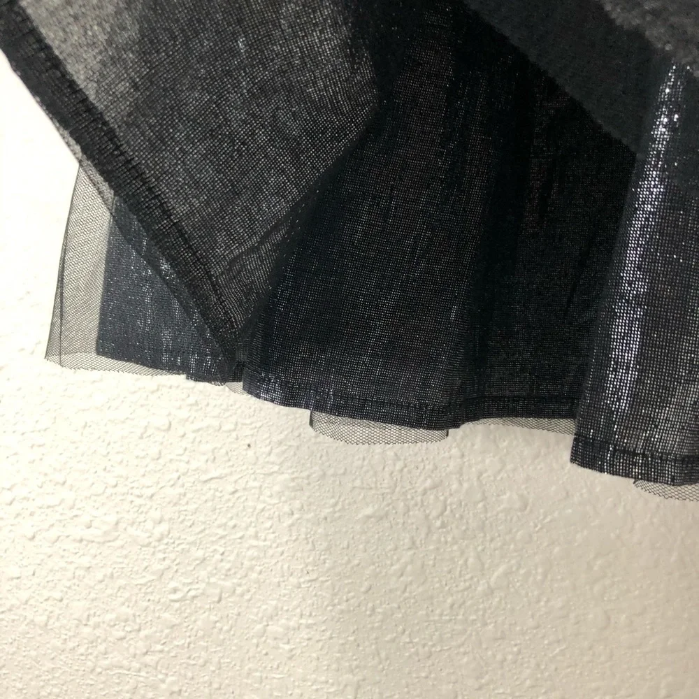 💜💜 Sparkly Black Mini Skirt Size Medium